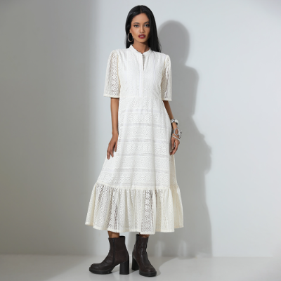 DHEU WESTERN MIDI DRESS