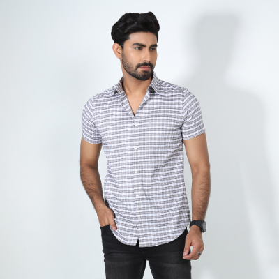 MENS SHORT SLEEVE CASUAL SHIRT