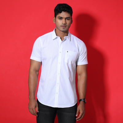 MENS SHORT SLEEVE CASUAL SHIRT