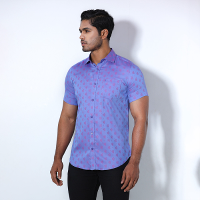 MENS SHORT SLEEVE CASUAL SHIRT