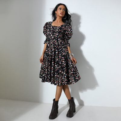 DHEU WOMENS WESTERN MINI DRESS