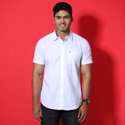 MENS SHORT SLEEVE CASUAL SHIRT